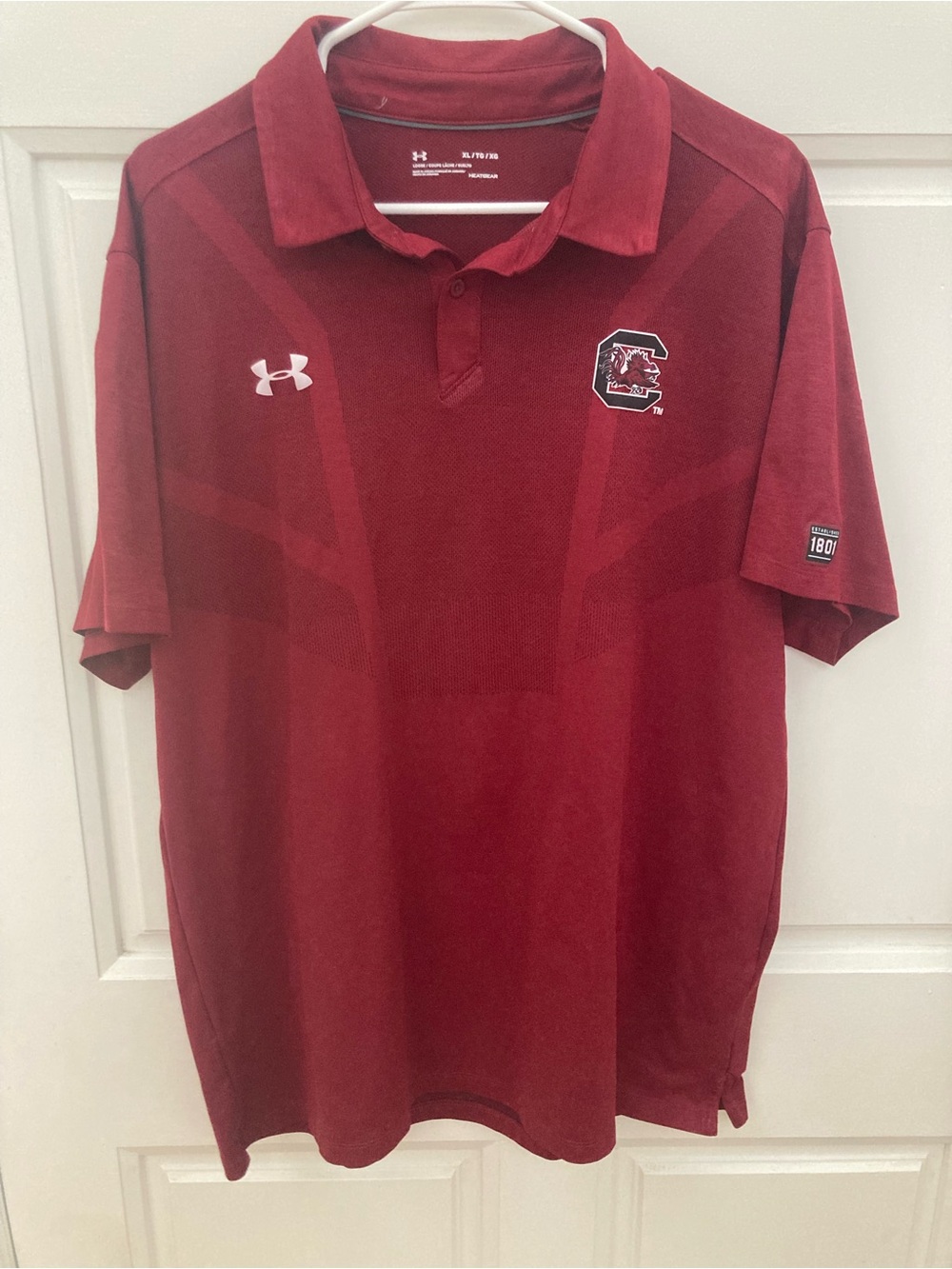 Under Armour Men's Garnet South Carolina Gamecocks Polo